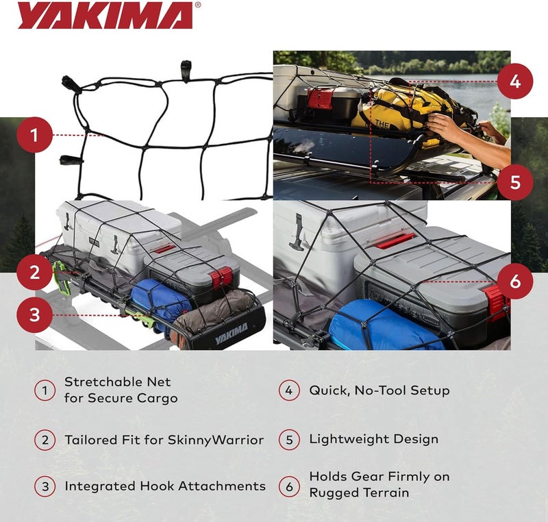 YAKIMA SkinnyWarrior Cargo Basket Stretch Net - Image 3