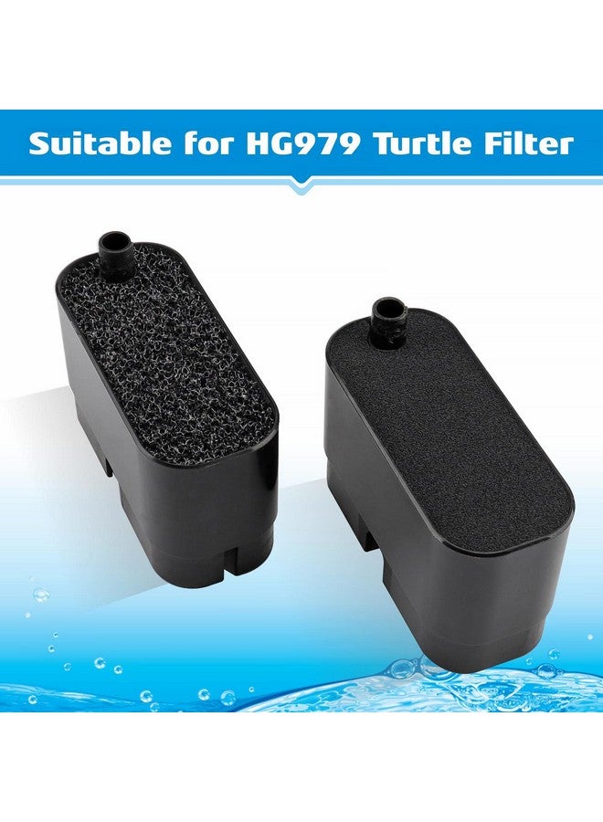 hygger 12 Pack (6 Coarse Pads and 6 Fine Pads) Replacement Aquarium Filter Sponge for HG979 Turtle Filter - Image 2