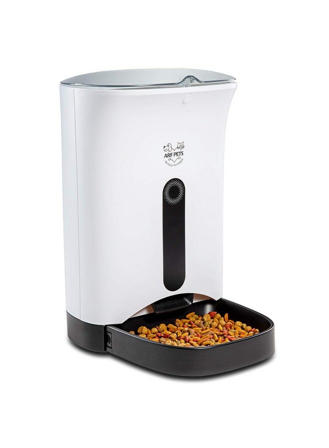 Arf Pets Automatic Pet Feeder Food Dispenser For Dogs, Cats & Small Animals  Features Distribution Alarms, Portion Control & Voice Recording  Timer Programmable Up To 4 Meals A Day - Image 1
