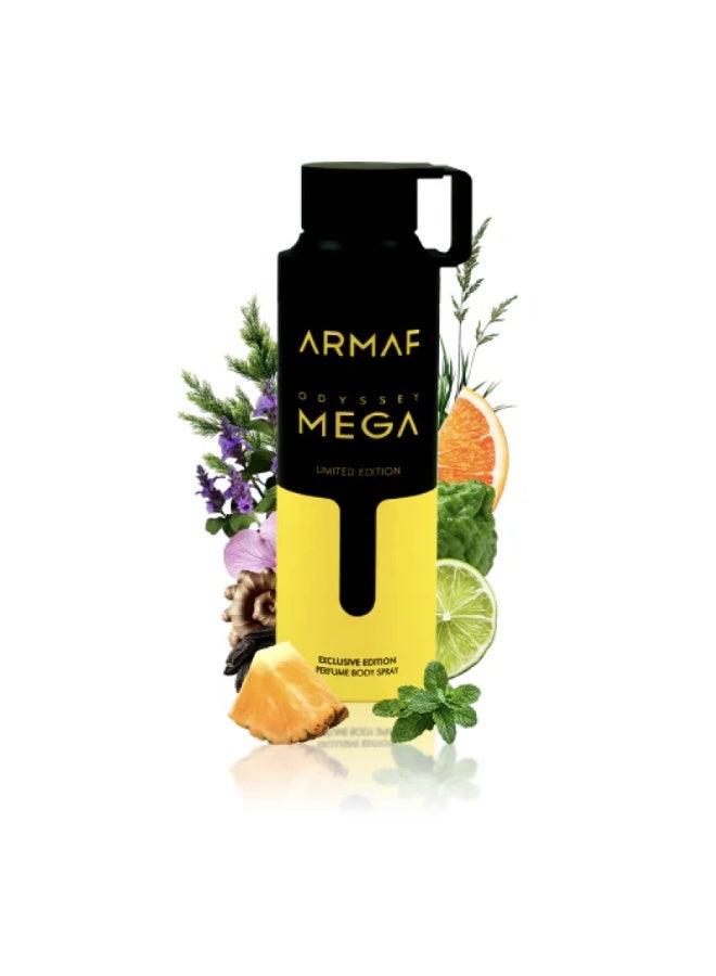 Armaf Odyssey Mega Perfume Body Spray 200Ml - Image 2