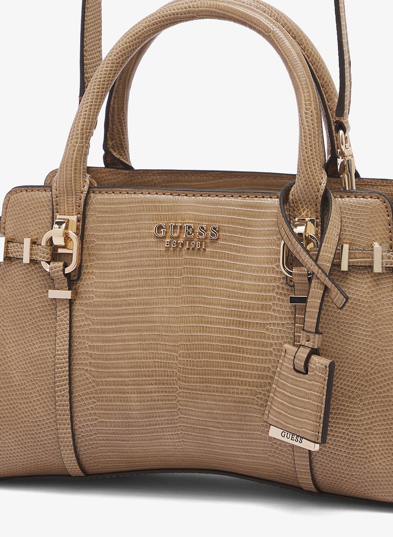 GUESS Leona Small Satchel Bag - Image 3