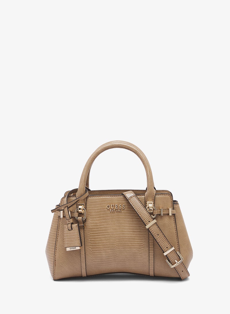 GUESS Leona Small Satchel Bag - Image 1
