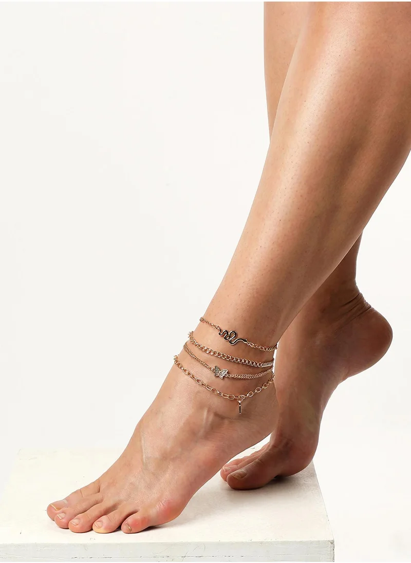 SOHI Serpent Anklet