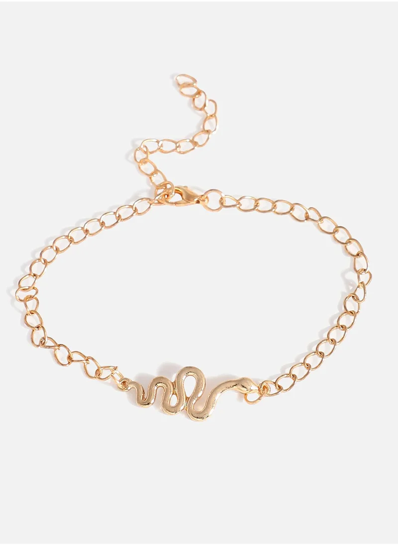 SOHI Serpent Anklet