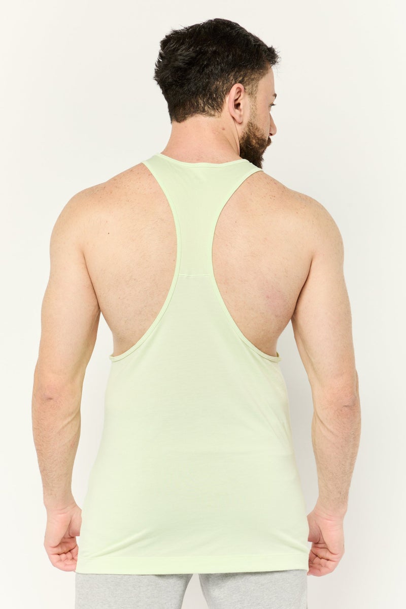 Adidas Men Sportswear Fit Sleeveless Outdoor Vest, Mint Green - Image 4