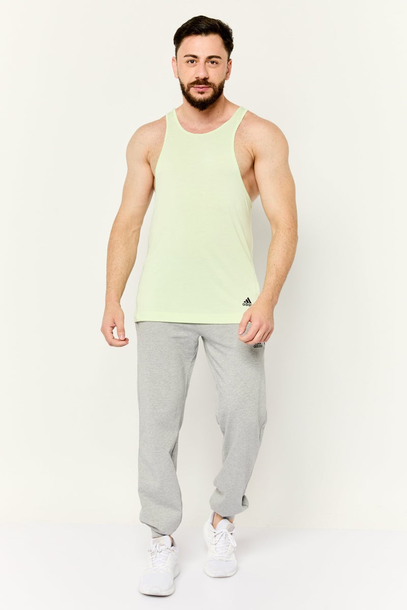 Adidas Men Sportswear Fit Sleeveless Outdoor Vest, Mint Green - Image 2