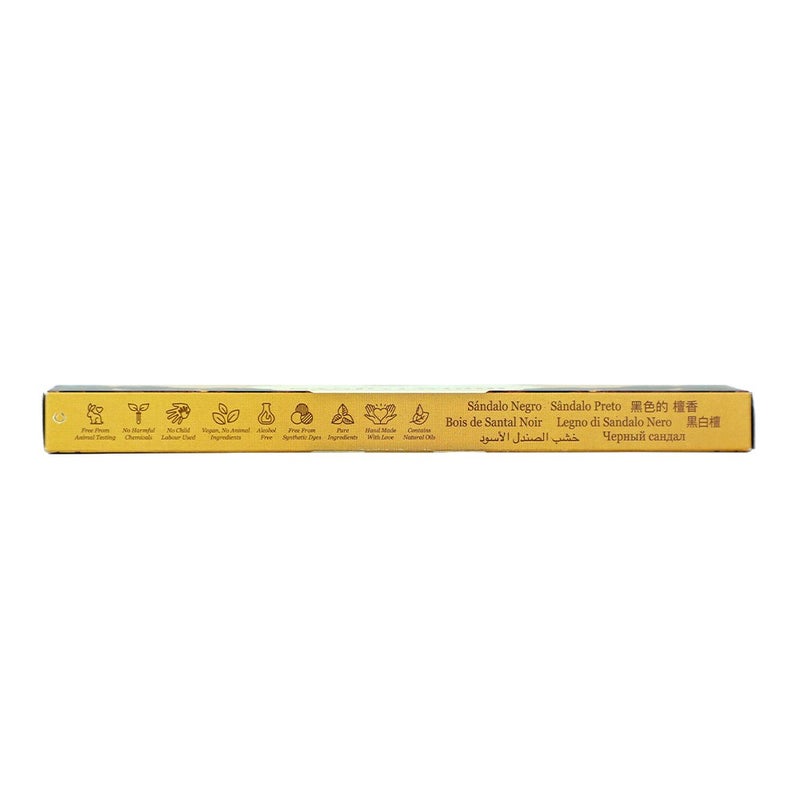 Tulasi Exclusive Masala Black Sandalwood Incense Sticks (Agarbatti) for Pooja, Prayer, Meditation & Home Fragrance, 1 Pack - Image 3