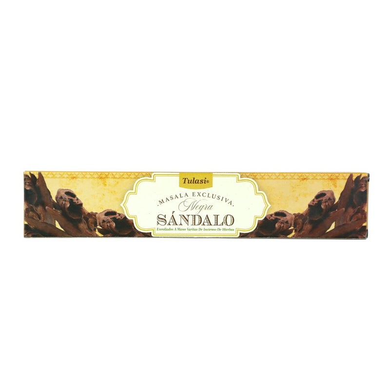 Tulasi Exclusive Masala Black Sandalwood Incense Sticks (Agarbatti) for Pooja, Prayer, Meditation & Home Fragrance, 1 Pack - Image 1
