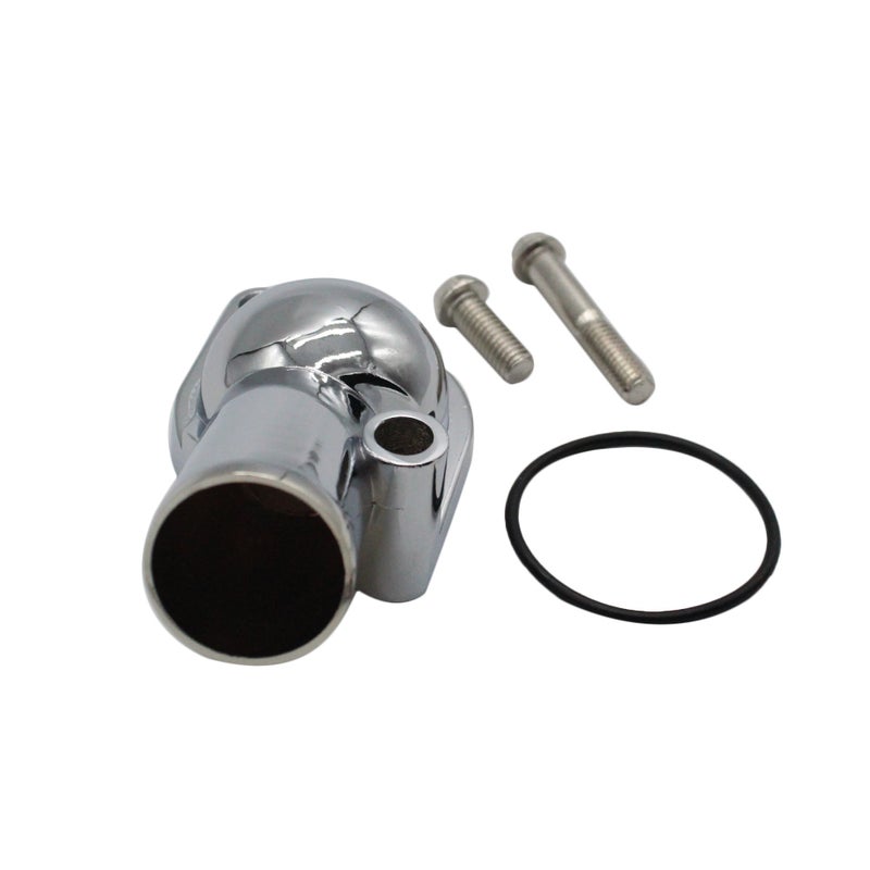 Water Neck Thermostat Housing 15 Degree 350 454 Small Big Block for SBC BBC Chevy Chrome - Image 4