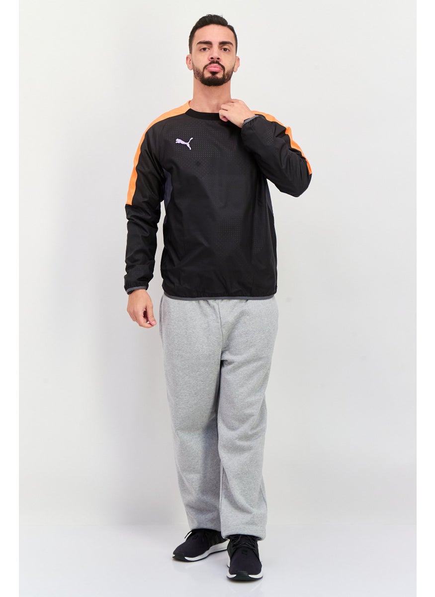 PUMA Men Sportswear Fit Long Sleeve Outdoor Sweatshirt, Black  - Image 3