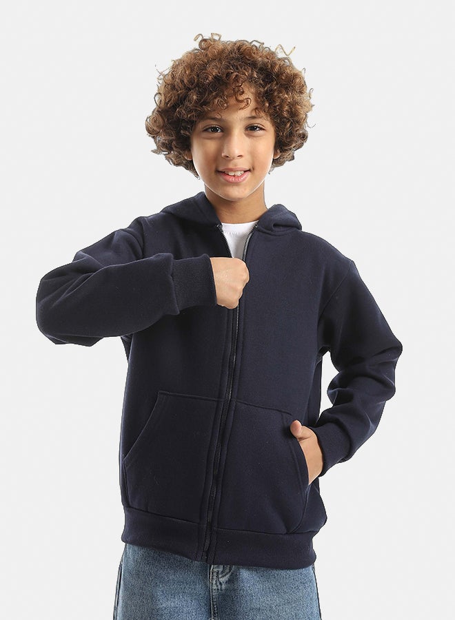 Red Circle Sweatshirt Kids Unisex - Image 1