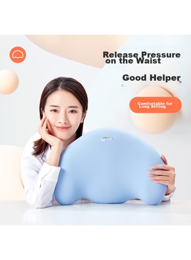 Silayi Lumbar Support Cushion For Office, Car Seat Backrest, Chair Cushion, Back Support Pillow, Lumbar Pillow, Spine Support Cushion - Image 4