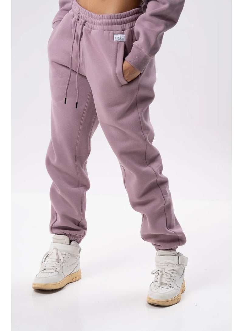 NALA Women’s Pink Heavyweight Joggers - Image 5