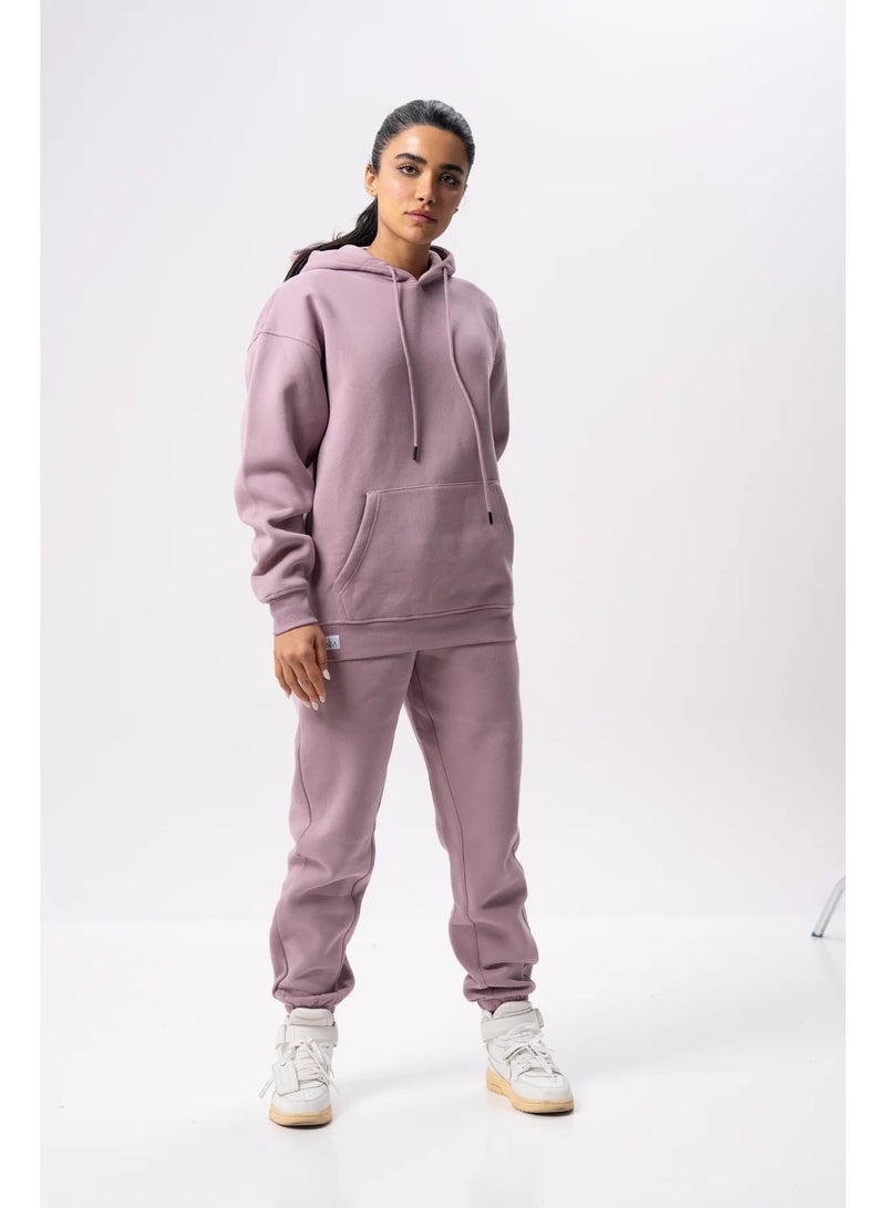 NALA Women’s Pink Heavyweight Joggers - Image 1