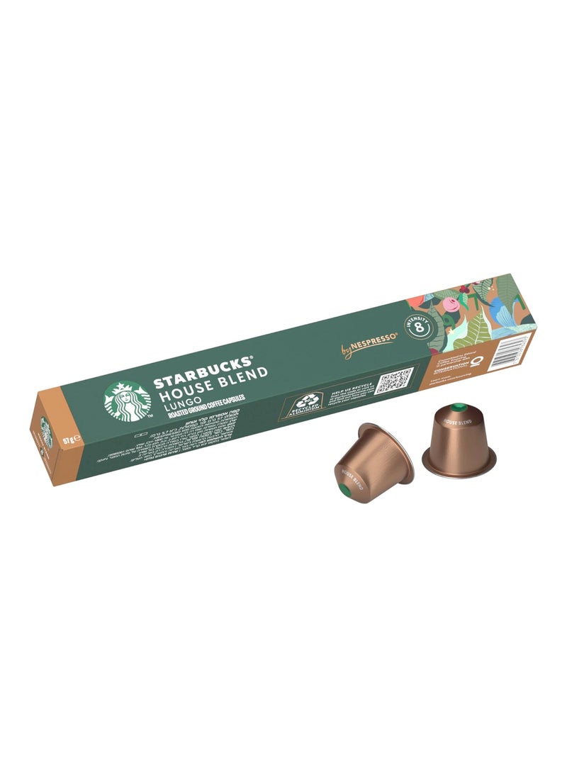 Starbucks - Starbucks House Blend Lungo by Nespresso Capsules - Image 1