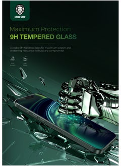 GREEN LION 9H Steave Matte Glass Protector for iPhone 16 Pro / Scratch Resistant / Ultra Hardness / Anti-Peeping / Anti Fingerprint / Grease Resistance / Full Coverage / Anti Reflective / Highly Responsive / Oleophobic Coating / 9H Tempered Glass / Durable / Maximum Protection / High Quality / Full Protection - Clear  - Image 4