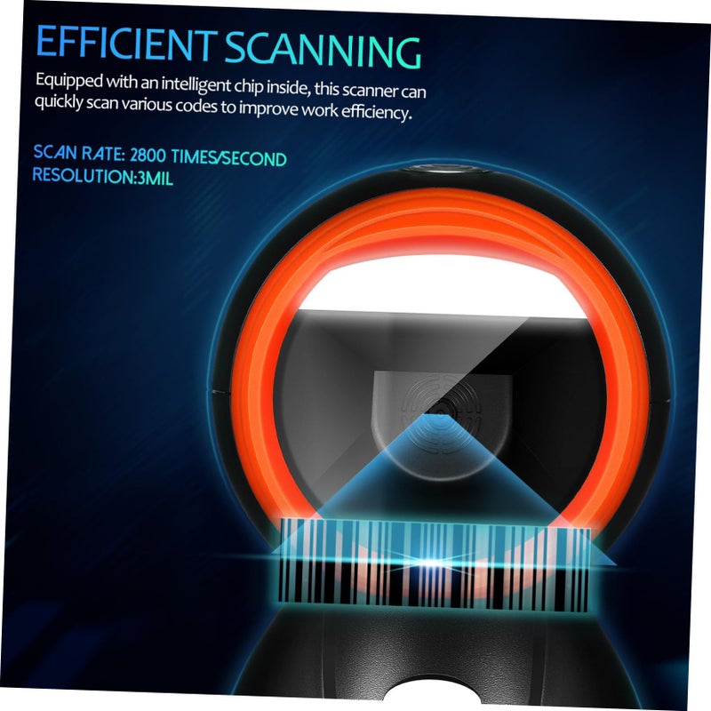 Adjustable Desktop Scanner Hands Free Operation Compact Design for Retail Stores Supermarkets - Image 3