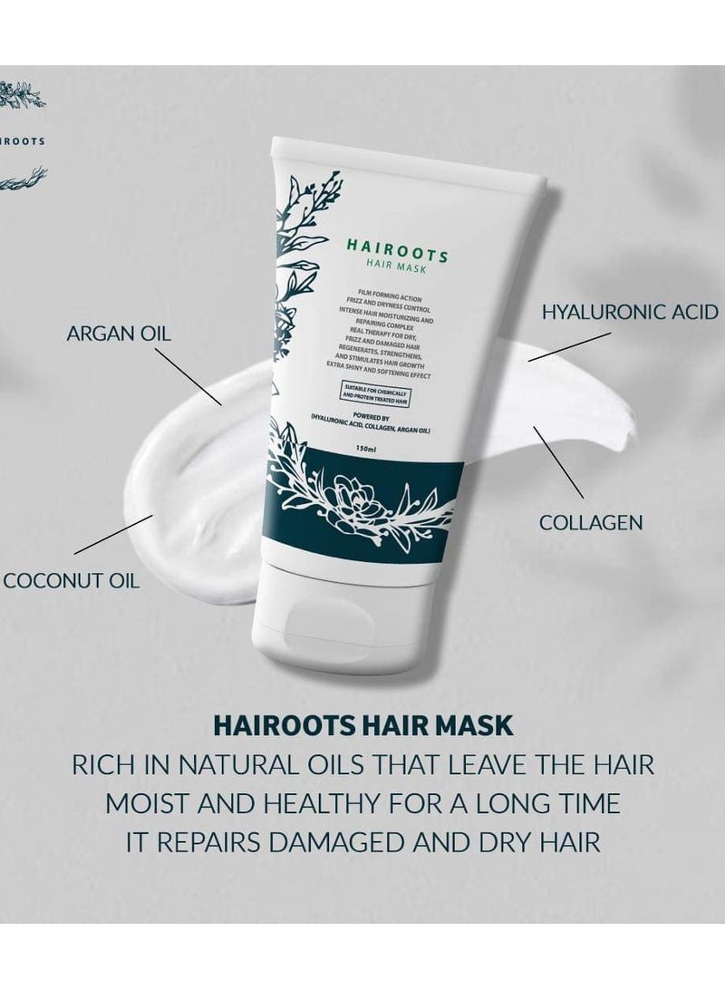 هيروتس قناع بحمض الهيالورونيك كولاجين ـ زيت الأركان 150 مل - Image 4