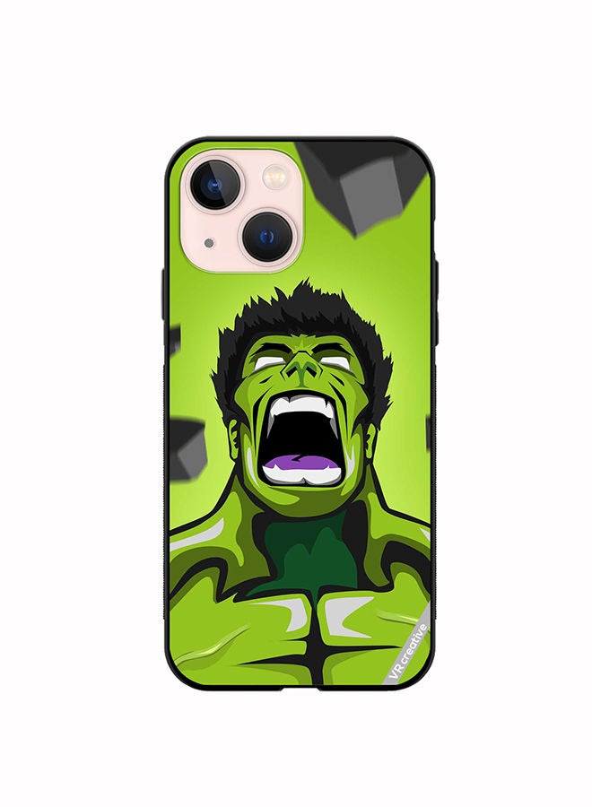 VR CREATIVE Protective Case Cover For Apple iPhone 14 Plus Green Hulk Design Multicolour - Image 1