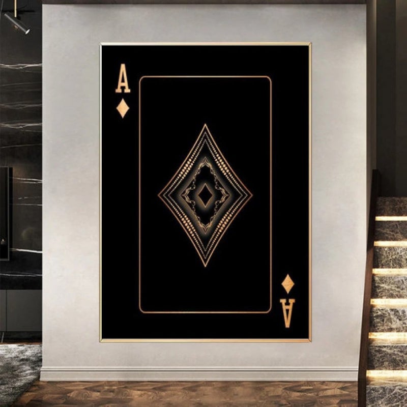 ماركتنا لوحة قماشية بتصميم مودرن مع برواز مجوف مقاس (40×60) قطعة واحدة - Image 1