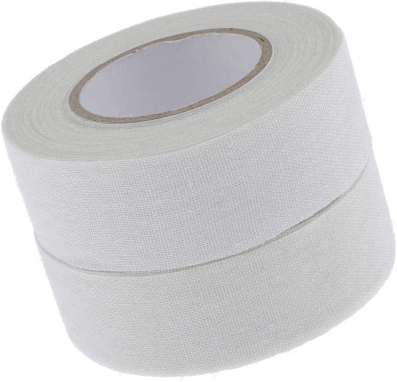 klarako 2 Rolls Cotton Cloth Antiskid Sports Tape for Hockey Baseball Bat - 1 Inch Wide, 11 Yards Long - Varies of Colors - Image 1