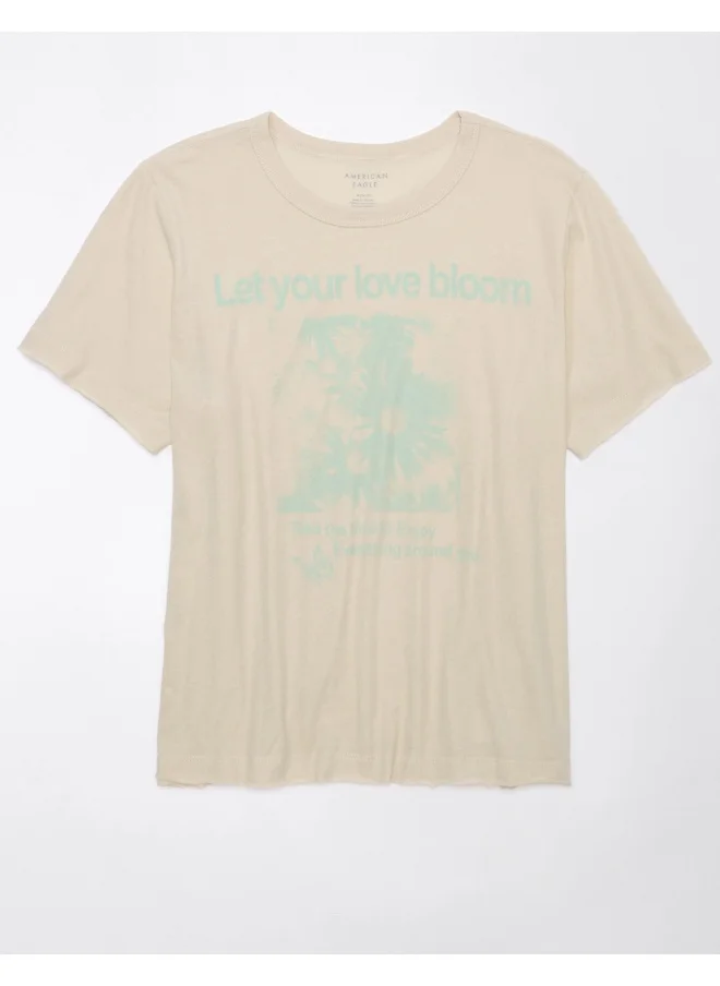 American Eagle Crew Neck Printed T-Shirt