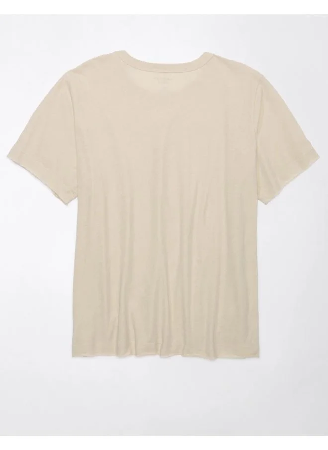 American Eagle Crew Neck Printed T-Shirt