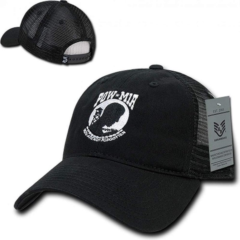 Rapid Dominance Rapiddominance Powmia Relaxed Trucker Caps, Black - Image 2