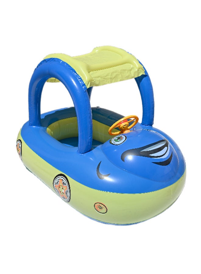 مقعد منفوش جديد بمظلة للأطفال، مقعد رضيع، حلق سباحة، واقية من الشمس، لعبة مائية