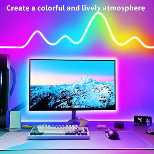 segrass 100FT RGB LED neon Rope Lights LED neon Lights with Remote/APP Control 24V IP65 Waterproof Flexible Neon LED Strip Lights for Bedroom Room Outdoors Decor（2 Rolls of 50ft） - Image 4