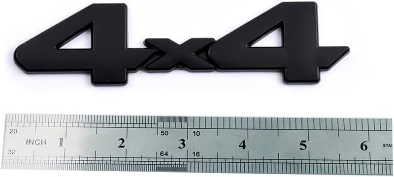 HUAPX HUAYT Huapx Metal Car Rear Tailgate Door 4x4 3D Chrome Emblem Sticker Compatible with 4RUNNER TUNDRA TACOMA Truck SUV Pickup (New Matt Black) Liquid tight joint - Image 2