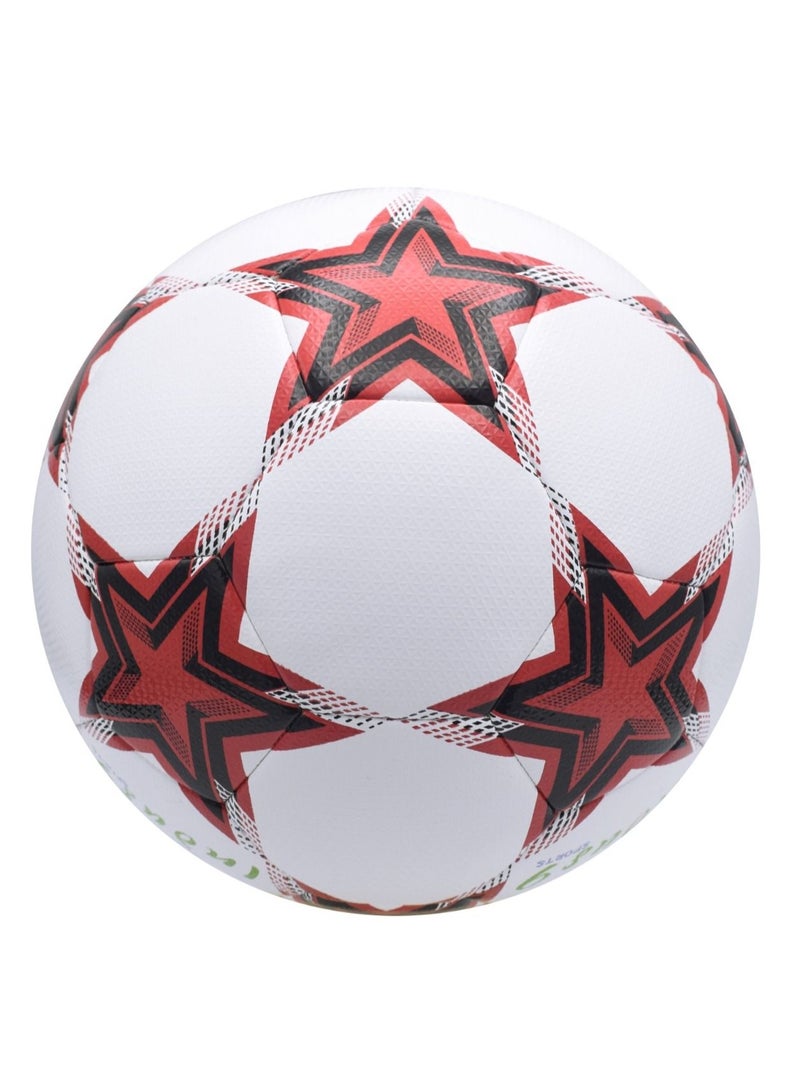 Indus9 Prime Series Soccer Ball, 100% Pu Leather Football, Hybrid Football, Butyl Bladder, Texture Fitted, Fifa Quality Football, Size 5, Choice Of Champions And Teams, , Professional Match Ball - Image 3