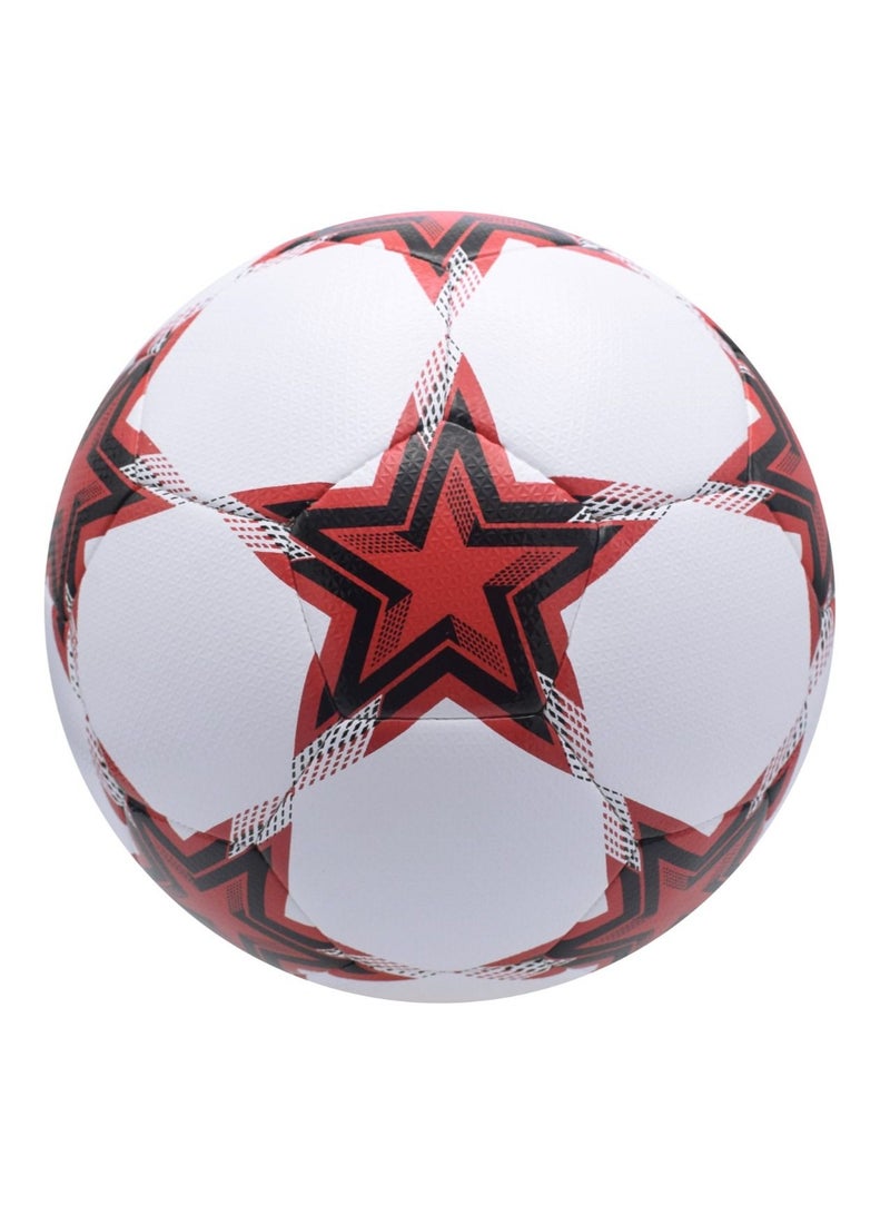 Indus9 Prime Series Soccer Ball, 100% Pu Leather Football, Hybrid Football, Butyl Bladder, Texture Fitted, Fifa Quality Football, Size 5, Choice Of Champions And Teams, , Professional Match Ball - Image 4