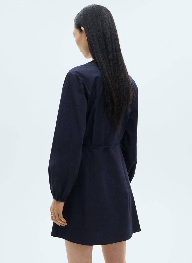 MANGO Cotton Wrap Dress  - Image 2