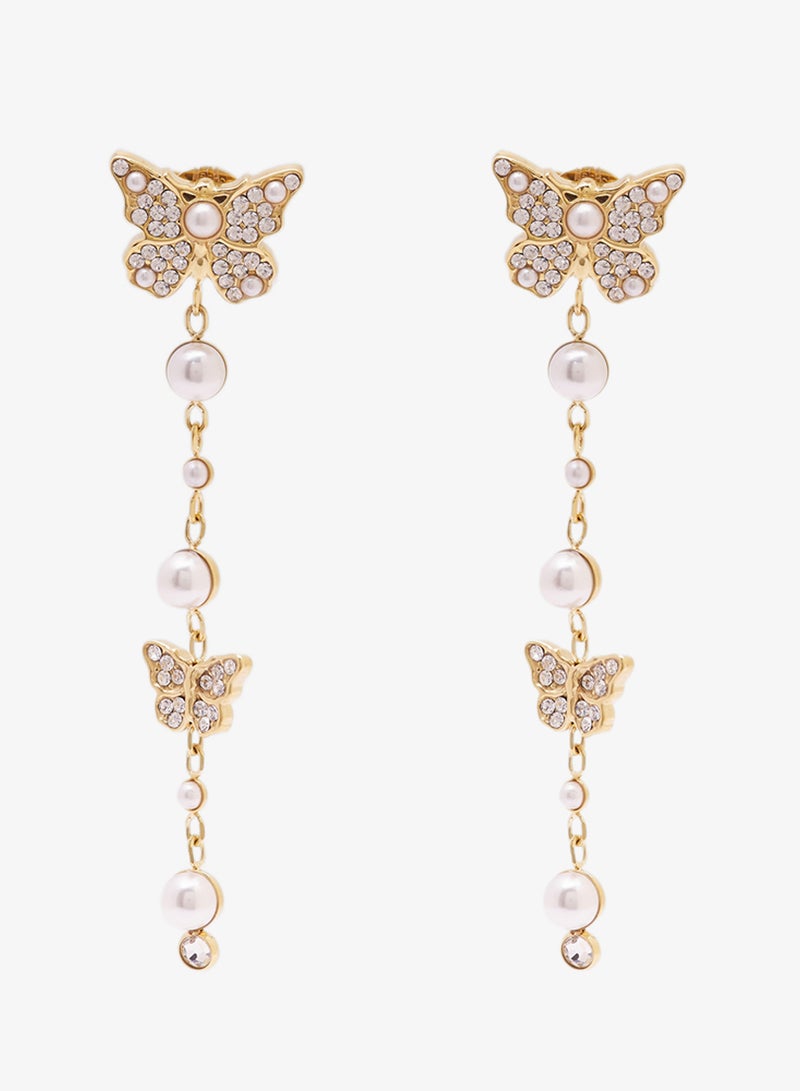 GUESS 55Mm Pave Borboleta Pendants - Image 1
