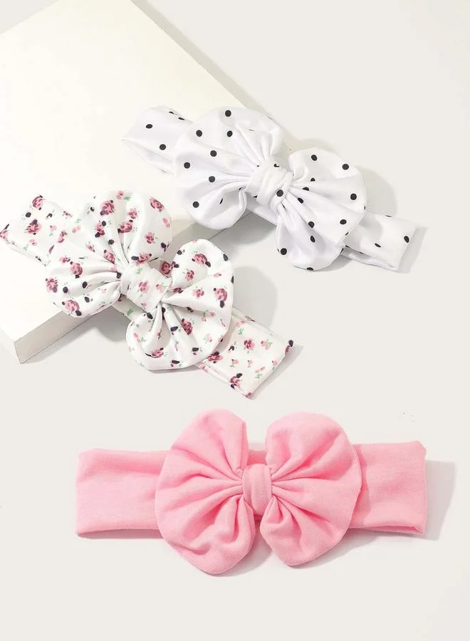 Take Two  Set of 3 - Bow Elastic Headband for Women | Best Price UAE