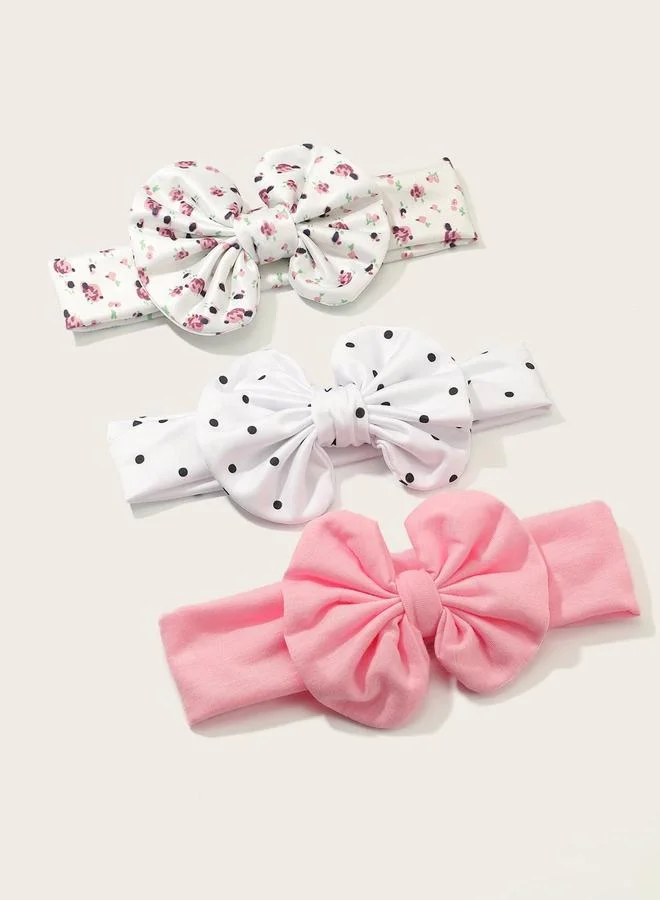 تايك تو Set of 3 - Bow Elastic Headband