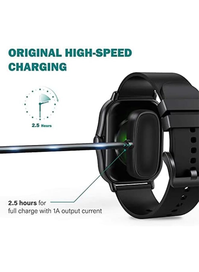 Watch Charger For Amazfit Gtr 2 Gtr 2E Gtr 2 Esim Gts 2 Mini Gts 2E Bip U Bip U Pro Pop Pro Zepp E Zepp Z T Rex Pro Usb Charging Cable 3.3Ft 100Cm Smartwatch Accessories - Image 4