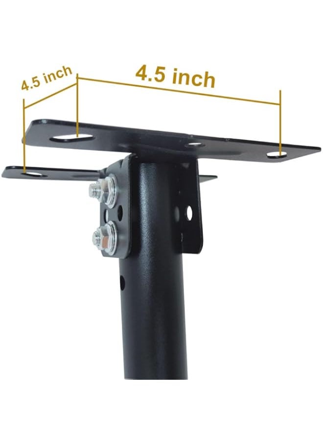 HuHa - Yuarisx Ceiling TV Mount Adjustable Bracket Fits Most Plasma Flat Screen Display LED LCD OLED TVs 26 to 55 inch, Mounting Holes 400x400mm - Image 1