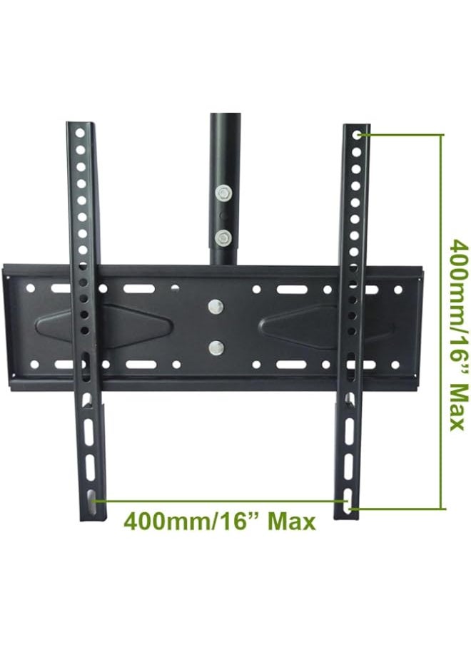 HuHa - Yuarisx Ceiling TV Mount Adjustable Bracket Fits Most Plasma Flat Screen Display LED LCD OLED TVs 26 to 55 inch, Mounting Holes 400x400mm - Image 1