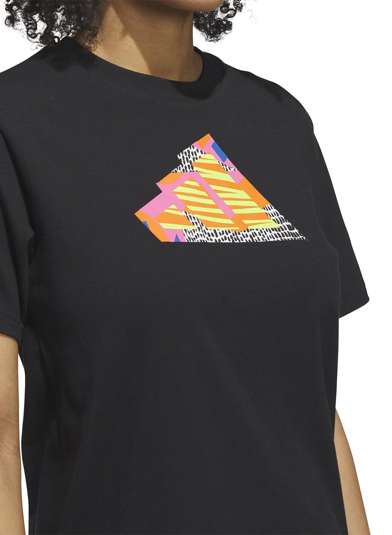 Adidas  Diy Collage Graphic T-Shirt for Women | Best Price UAE