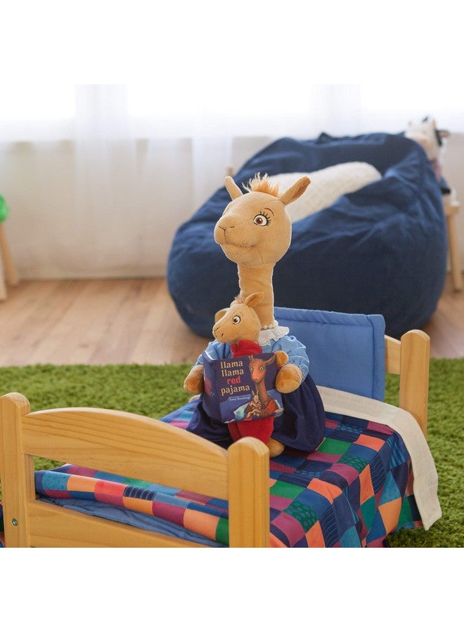 Cuddle Barn - Animated Mama Llama | Talking Stuffed Animal Plush Toy Recites Popular Children'S Book Llama Llama Red Pajama By Anna Dewdney | Head And Mouth Moves, 14" - Image 4