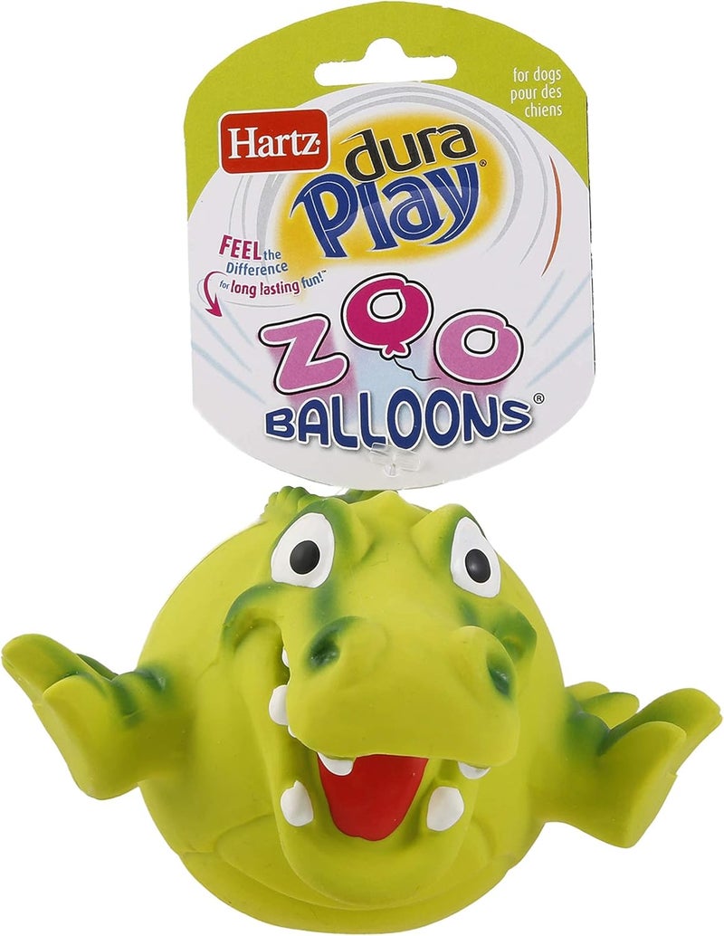 Hartz DuraPlay Zoo Balloons Dog Toy - Fun and Durable Fetch Toy for Dogs - Image 1