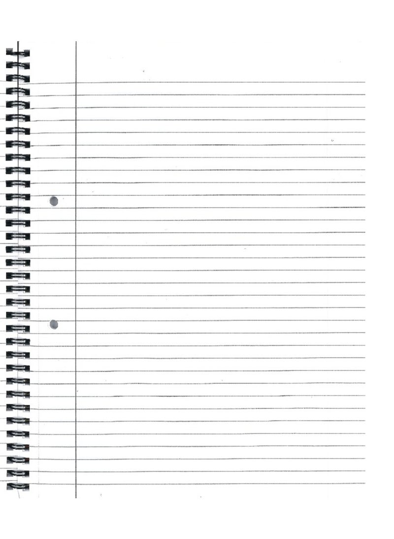 Funbo - A4 Size Single Line Notebook With Hard Cover 80 Sheets - Image 1