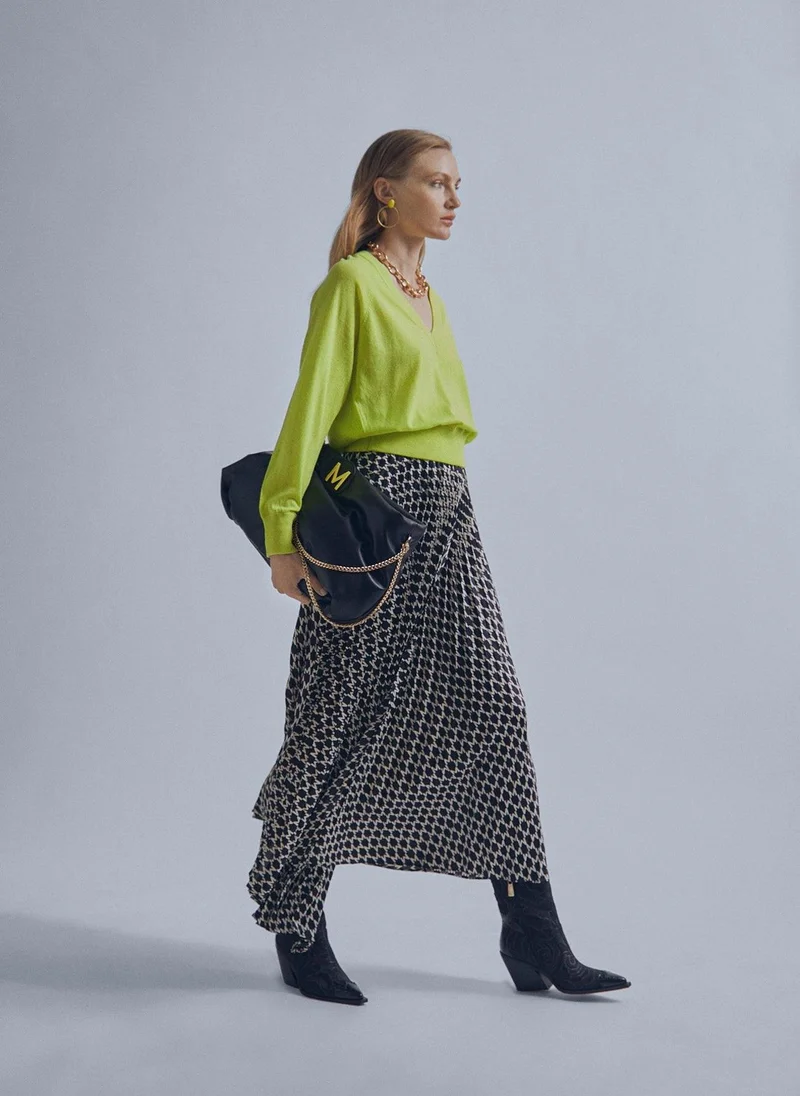 Lola Casademunt Pleated midi skirt