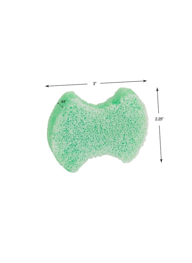 spongeables Spongables Pedi Scrub Foot Exfoliating 20+ Wash Sponge, Citron Eucalyptus, 6 Count - Image 1