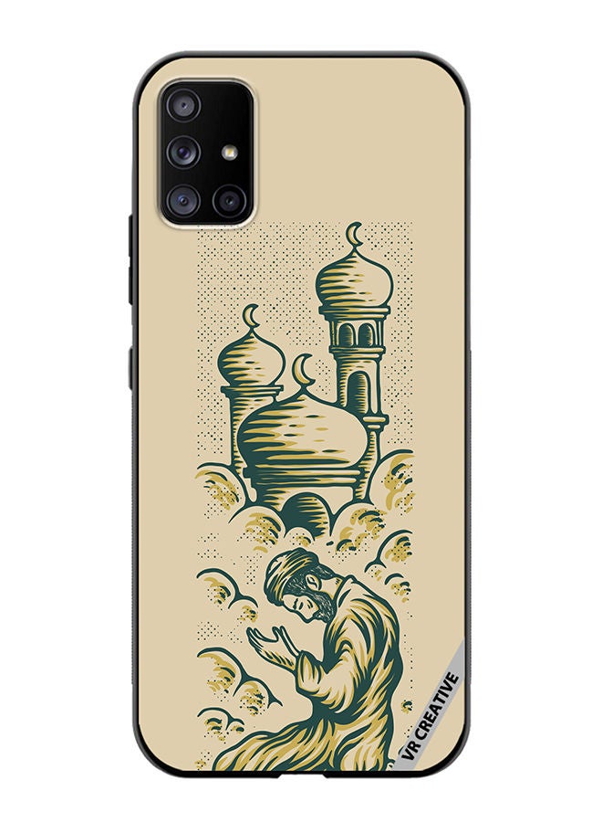 VR CREATIVE Protective Case Cover For Samsung Galaxy A71 5G Prayer Design Multicolour - Image 1