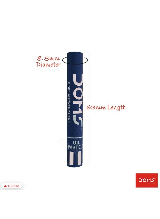 DOMS 50 Shades Oil Pastel With Case|Smooth Color Intermixing For Better Effect|Bright&Intense Colors|Free Scrapping Tool|Non-Toxic&Safe For Childrens|Pack Of 1|Multicolor - Image 5