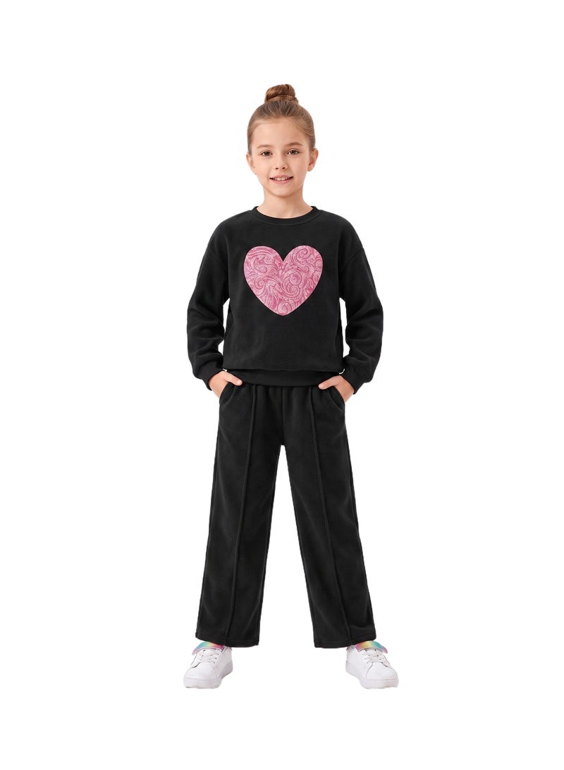 Bidani Sweetheart Cozy Lounge Set  - Black - Image 1