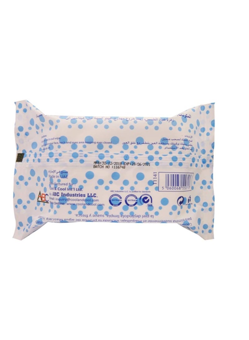 Cool & Cool مناديل إزالة المكياج المنظفة من كول آند كول لجميع أنواع البشرة | تزيل المكياج بفعالية، 3 × 33 - Image 3